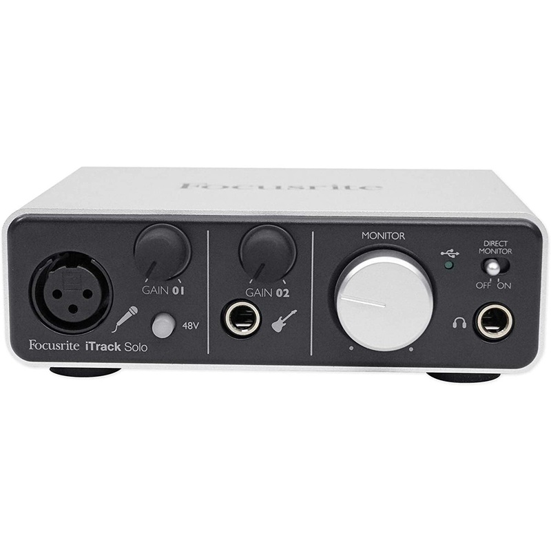 focusrite-itrack-solo-lightning-usb-audio-interface-for-ipad-mac-pc Focusrite iTrack Solo (Lightning) - USB Audio Interface for iPad, Mac, PC