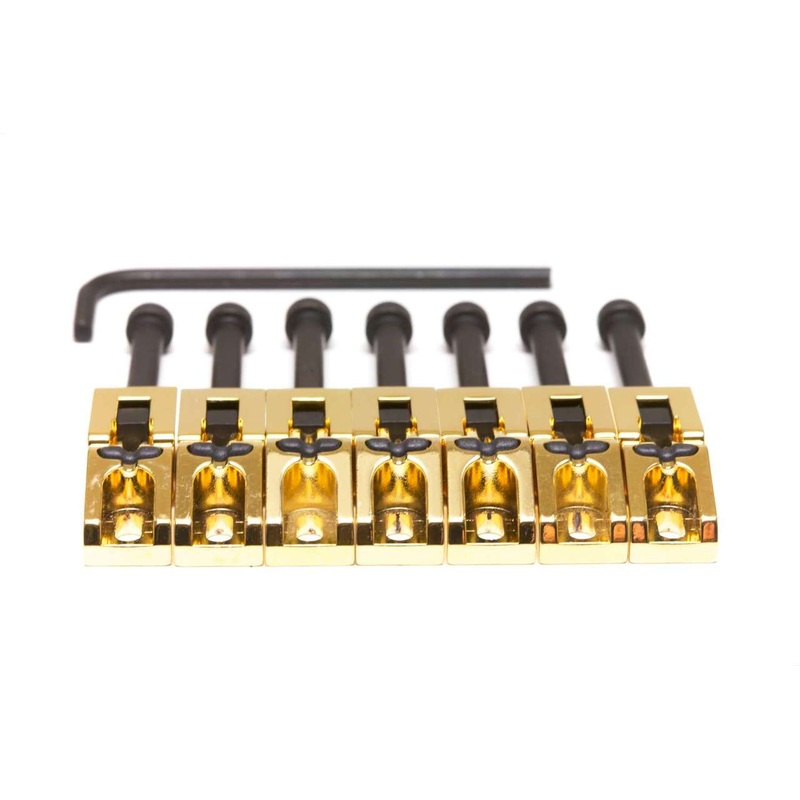 graph-tech-floyd-rose-string-saver-saddles-gold-7-pcs Graph Tech Floyd Rose String Saver Saddles, Gold, 7 pcs