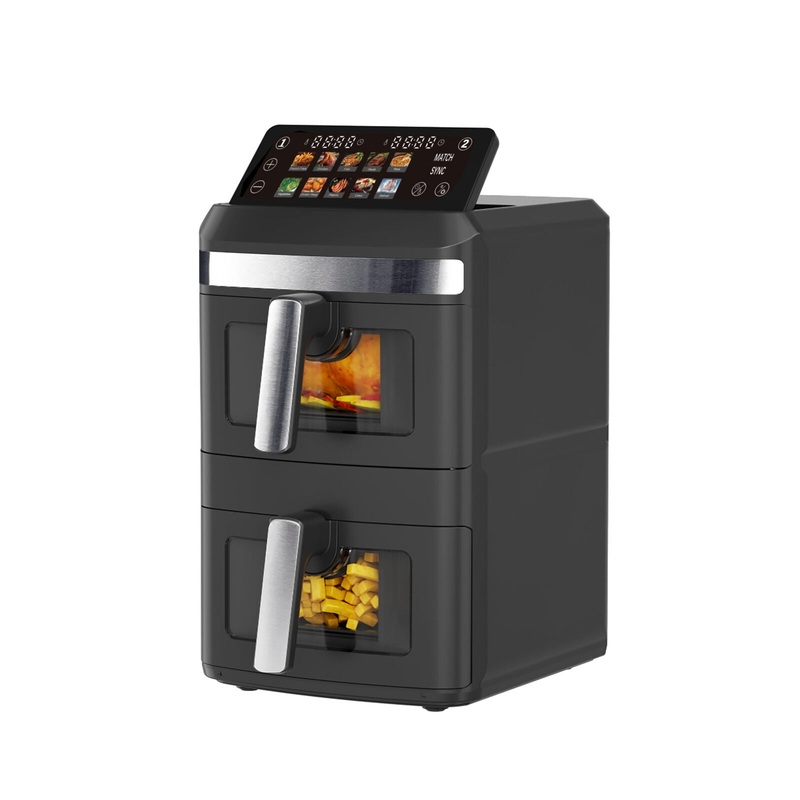 healthy-choice-13l-dual-zone-2300w-double-stack-air-fryer-with-foldable-top-display Healthy Choice 13L Dual Zone 2300W Double Stack Air Fryer with Foldable Top Display