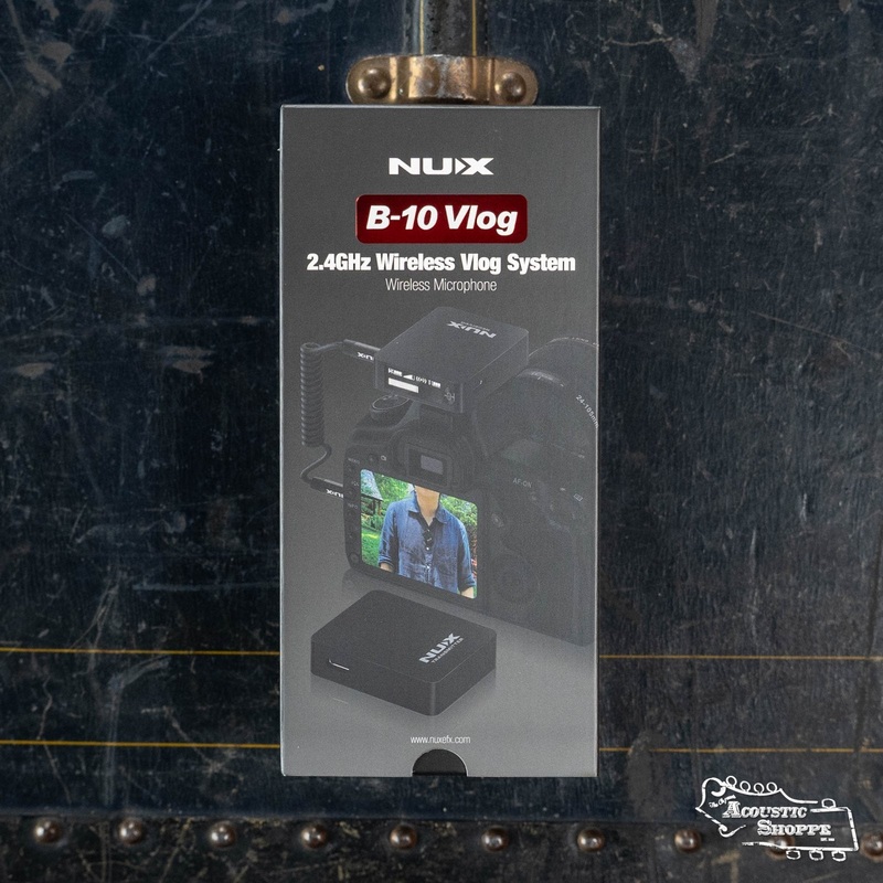 nux-b-10-2-4ghz-wireless-vlog-system-wireless-microphone NUX B-10 2.4GHz Wireless Vlog System Wireless Microphone