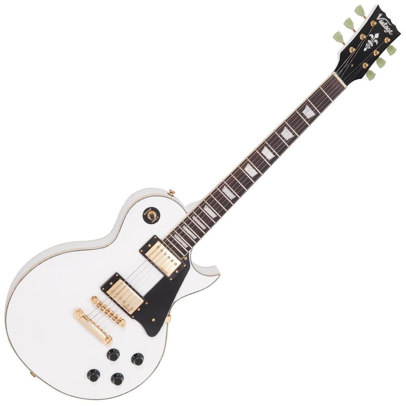 vintage-v100-reissued-electric-guitar-arctic-white Vintage V100 ReIssued Electric Guitar ~ Arctic White