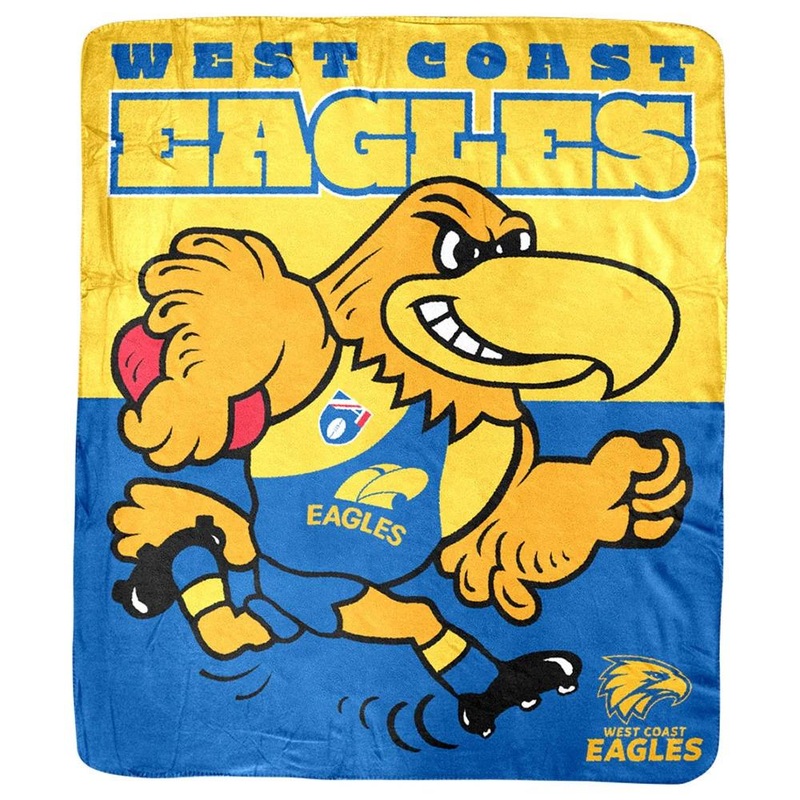 afl-west-coast-eagles-coral-fleece-rug AFL - West Coast Eagles - Coral Fleece Rug