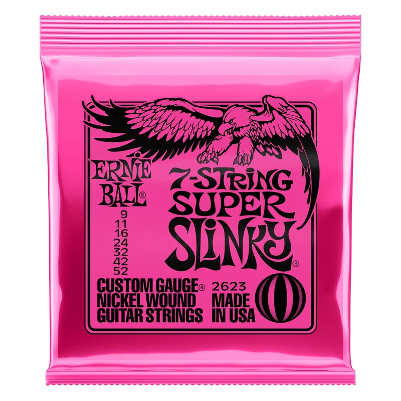ernie-ball-7-string-super-slinky-nickel-wound-9-52-p02623 Ernie Ball 7 String Super Slinky Nickel Wound 9-52 P02623