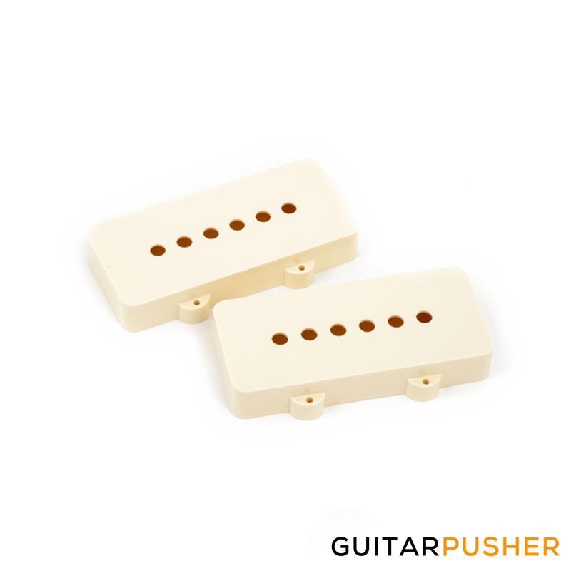 fender-pickup-covers-for-jazzmaster-2-pcs-005-4442-049-aged-white-aged-white Fender Pickup Covers for Jazzmaster - 2 pcs 005-4442-049 (Aged White) Aged White