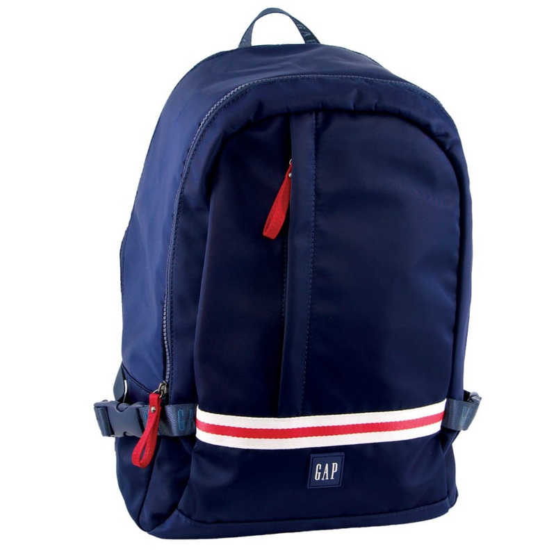 gap-men-s-nylon-travel-school-casual-backpack-bag-w-zip-pocket-28x40cm-navy GAP Men's Nylon Travel/School & Casual Backpack Bag w/ Zip Pocket 28x40cm Navy