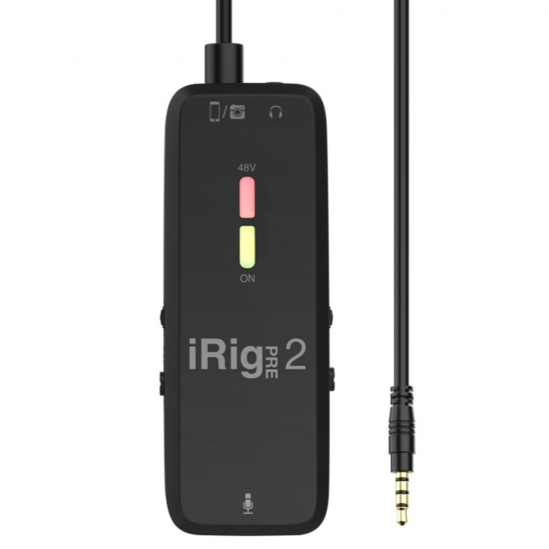 ik-multimedia-irig-pre2-irig-pre-2-microphone-preamp-for-smartphones-tablets-and-video-cameras IK Multimedia IRIG-PRE2 iRig Pre 2 Microphone Preamp for Smartphones, Tablets, and Video Cameras