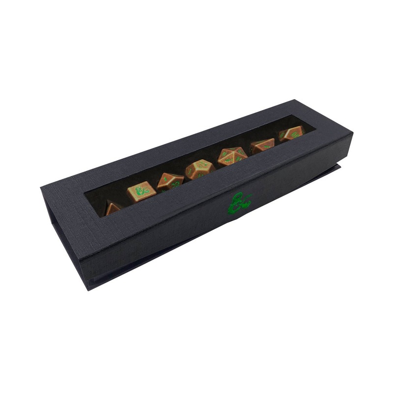 ultra-pro-up18781-d-d-heavy-metal-7-rpg-feywild-copper-and-green-dice-set-dungeons-dragons Ultra Pro: UP18781 D&D Heavy Metal 7 RPG Feywild Copper and Green Dice Set Dungeons & Dragons