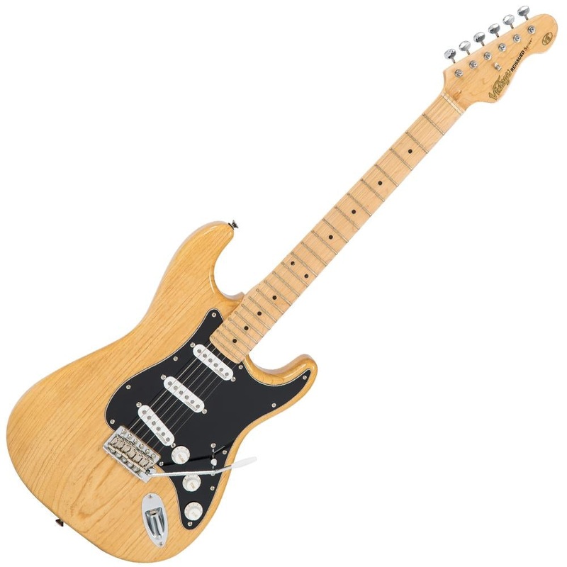 vintage-v6m-reissued-electric-guitar-natural-ash Vintage V6M ReIssued Electric Guitar ~ Natural Ash