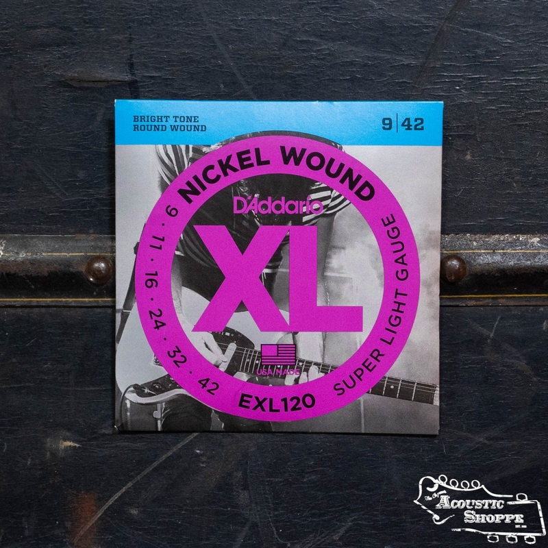 d-addario-exl120-nickel-wound-electric-guitar-strings-super-light-9-42 D'Addario EXL120 Nickel Wound Electric Guitar Strings, Super Light, 9-42