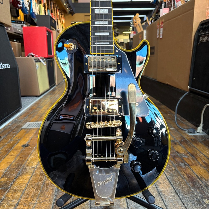 epiphone-joe-bonamassa-59-les-paul-custom-electric-guitar-antique-ebony-w-hard-case Epiphone Joe Bonamassa '59 Les Paul Custom Electric Guitar Antique Ebony w/Hard Case