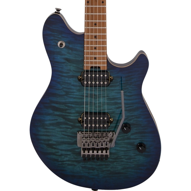 evh-wolfgang-wg-standard-quilted-top-w-baked-maple-neck-chlorine-burst EVH Wolfgang WG Standard Quilted Top w/Baked Maple Neck - Chlorine Burst