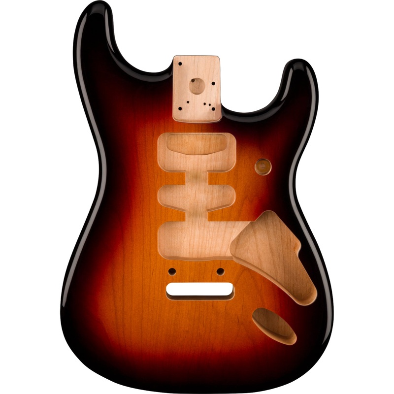 genuine-fender-deluxe-series-stratocaster-hsh-alder-body-2-point-bridge-mount-3-color-sunburst Genuine Fender Deluxe Series Stratocaster HSH Alder Body 2 Point Bridge Mount, 3 color sunburst