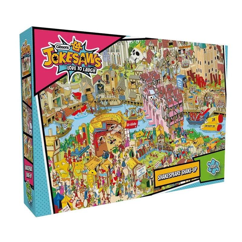 gibsons-1000pc-jokesaws-shakespeare-puzzle Gibsons 1000pc Jokesaws Shakespeare Puzzle