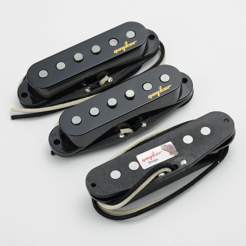 guyker-sfsa5-single-coil-pickup-set-6-5k-output-rwrp-middle-black Guyker SFSA5 Single Coil Pickup Set 6.5K Output RWRP Middle Black
