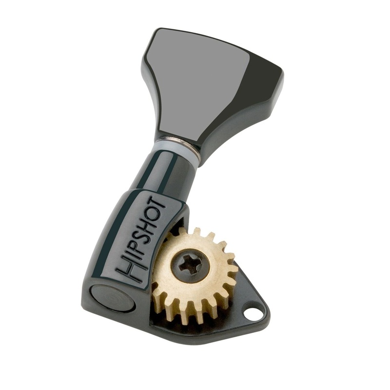 hipshot-classic-black-open-6-inline-non-staggered-post-tuners-with-ump-6k1gn0b Hipshot Classic Black Open 6 inline non-staggered post tuners with UMP - 6K1GN0B