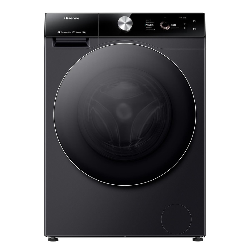 hisense-hwf9s1214bx-series-9s-12kg-tft-front-load-washer-charcoal-black Hisense HWF9S1214BX Series 9S 12kg TFT Front Load Washer (Charcoal Black)