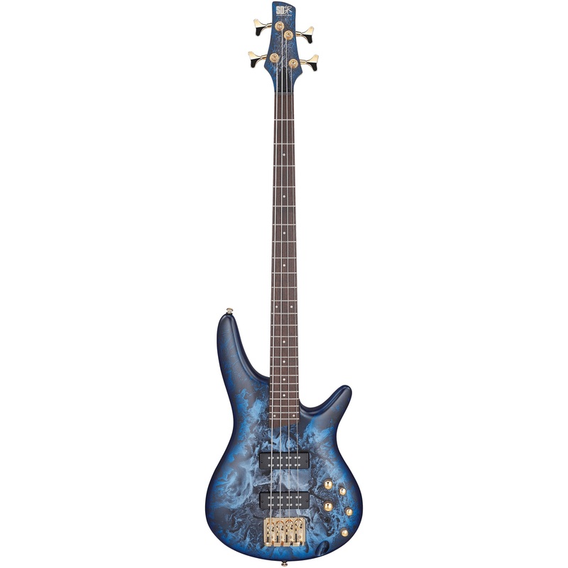 ibanez-sr-standard-4-string-electric-bass-guitar-cosmic-blue-frozen-matte Ibanez SR Standard 4-string Electric Bass Guitar Cosmic Blue Frozen Matte