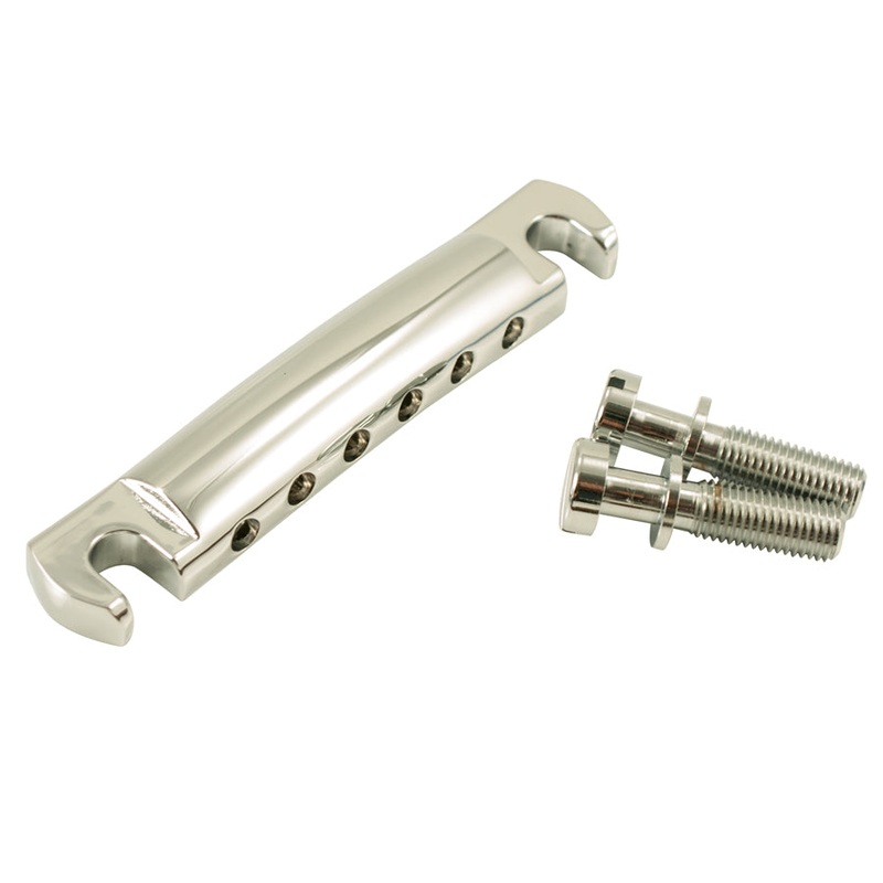 kluson-usa-made-lightweight-stop-aluminum-tailpiece-chrome-kstopal-c Kluson USA Made Lightweight Stop Aluminum Tailpiece, Chrome KSTOPAL-C
