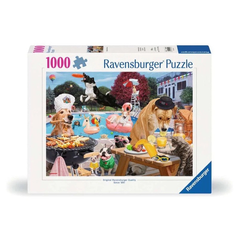 ravensburger-1000pc-dog-days-of-summer-puzzle Ravensburger 1000pc Dog Days of Summer Puzzle