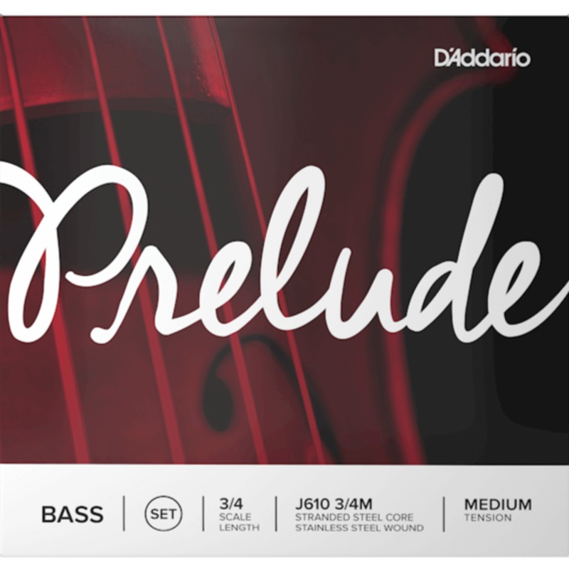 d-addario-j610-3-4m-prelude-bass-set-3-4 D'Addario J610-3/4M Prelude Bass Set 3/4