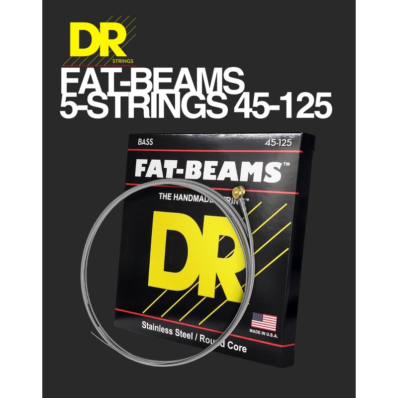 dr-5-strings-bass-fat-beams-45-125 DR 5-Strings Bass Fat-Beams - 45-125