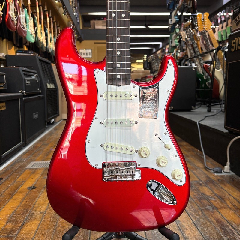 fender-american-vintage-ii-1965-stratocaster-candy-apple-red-w-hard-case Fender American Vintage II 1965 Stratocaster Candy Apple Red w/Hard Case