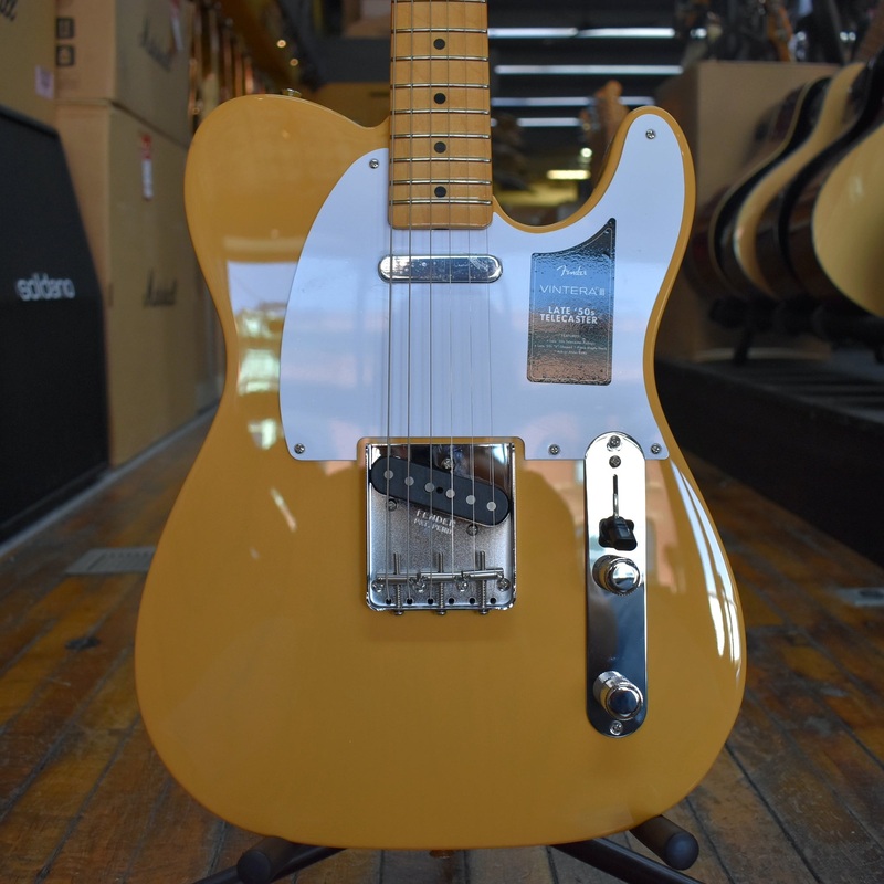 fender-vintera-iii-late-50s-telecaster-butterscotch-blonde-w-padded-gig-bag Fender Vintera III Late '50s Telecaster Butterscotch Blonde w/Padded Gig Bag