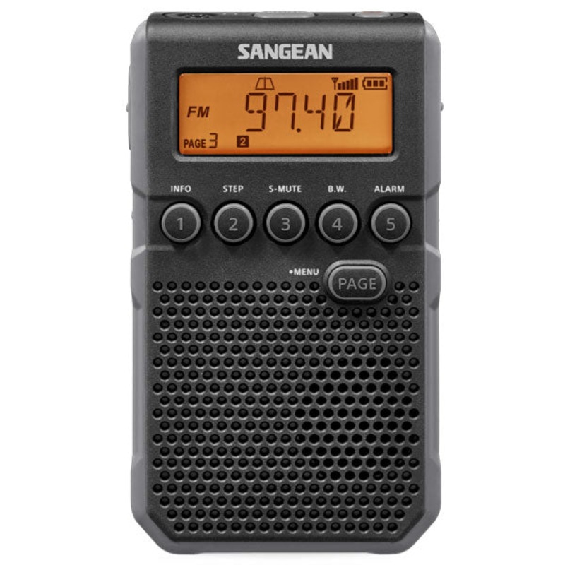 sangean-dt-800-pocket-radio-black Sangean DT-800 Pocket Radio - Black