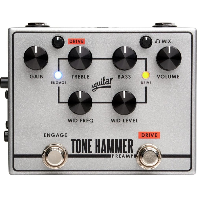 aguilar-tone-hammer-bass-preamp-di-v2-pedal Aguilar Tone Hammer Bass Preamp / DI V2 Pedal