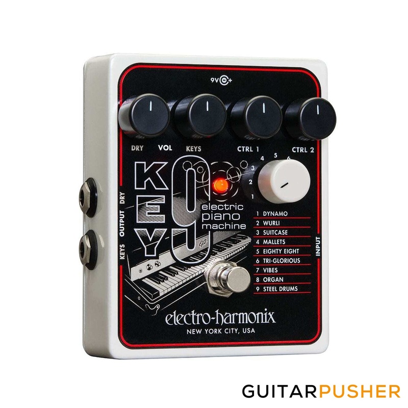 electro-harmonix-key9-electric-piano-machine-pedal Electro-Harmonix Key9 Electric Piano Machine Pedal