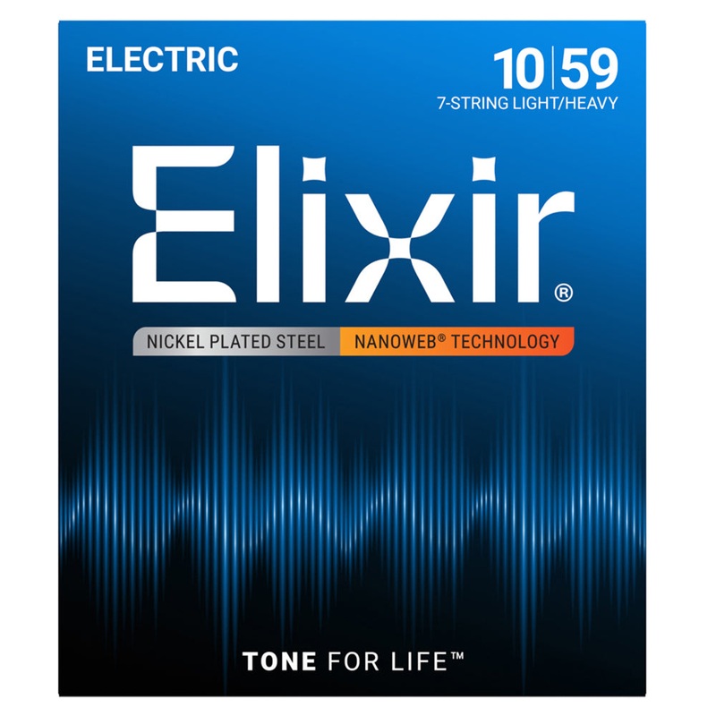 elixir-12074-electric-7-strings-nanoweb-nickel-plated-steel-10-59-light-heavy Elixir #12074 Electric 7 Strings Nanoweb Nickel Plated Steel 10-59 Light Heavy