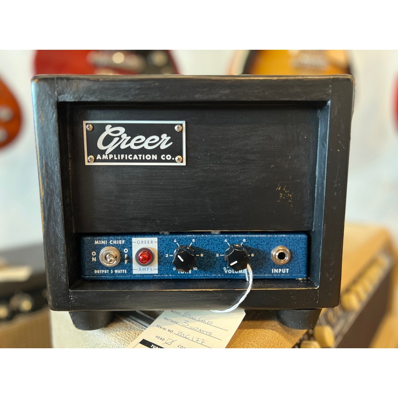 greer-amps-mini-chief-3w-head-blue-hammer Greer Amps Mini-Chief 3w Head Blue Hammer