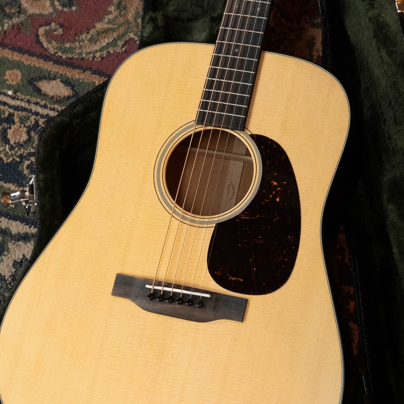 martin-d-18-spruce-mahogany-satin-finish-dreadnought-acoustic-guitar-1864 Martin D-18 Spruce/Mahogany Satin Finish Dreadnought Acoustic Guitar #1864