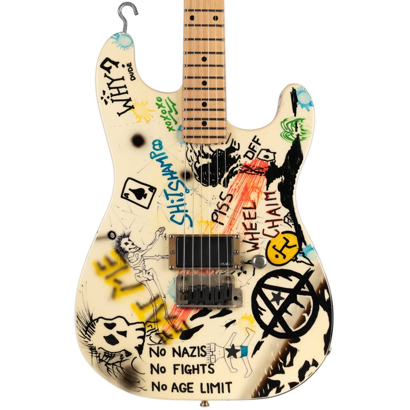 used-esp-m1-custom-mr-graffiti-with-case USED ESP M1 CUSTOM MR. GRAFFITI WITH CASE