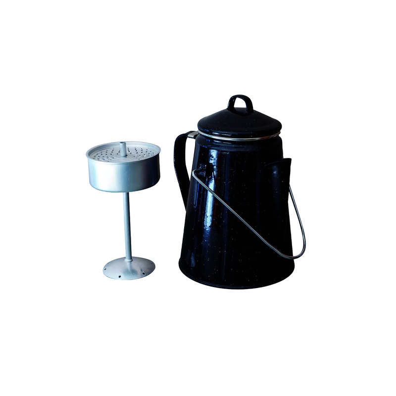 wildtrak-premium-enamel-2l-25cm-coffee-pot-black Wildtrak Premium Enamel 2L/25cm Coffee Pot (Black)