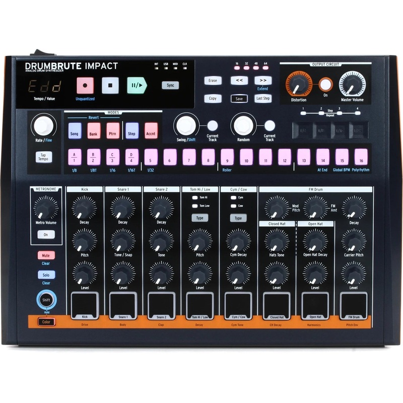 arturia-drumbruteimpact-analog-drum-machine Arturia DRUMBRUTEIMPACT Analog Drum Machine