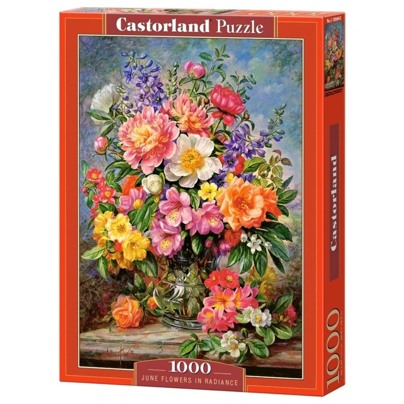 castorland-1000-pieces-june-flowers-in-radiance-puzzle Castorland 1000-Pieces June Flowers In Radiance Puzzle