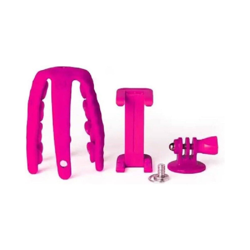 celly-squiddy-flexible-mini-tripod-silicone-phone-holder-20cm-pink Celly Squiddy Flexible Mini Tripod Silicone Phone Holder 20cm (Pink)