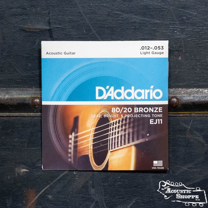 d-addario-ej11-80-20-bronze-acoustic-guitar-strings-light-12-53 D'Addario EJ11 80/20 Bronze Acoustic Guitar Strings - Light 12-53