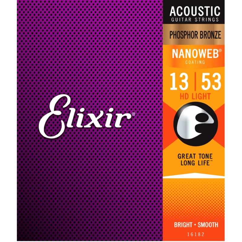 elixir-16182-nanoweb-phosphor-bronze-acoustic-guitar-strings-light-13-53-hd-light Elixir 16182 NANOWEB Phosphor Bronze Acoustic Guitar Strings Light 13-53 - HD Light