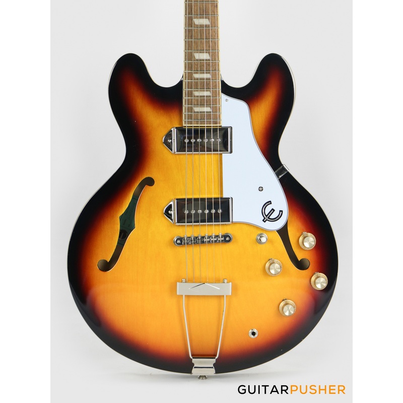 epiphone-casino-full-hollow-electric-guitar-vintage-sunburst Epiphone Casino Full Hollow Electric Guitar - Vintage Sunburst