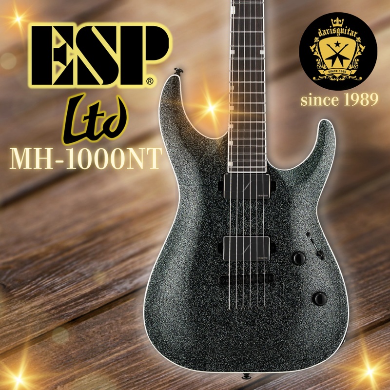 esp-ltd-mh-1000nt-granite-sparkle-fishman-fluence-electric-guitar ESP LTD MH-1000NT Granite Sparkle Fishman Fluence Electric Guitar