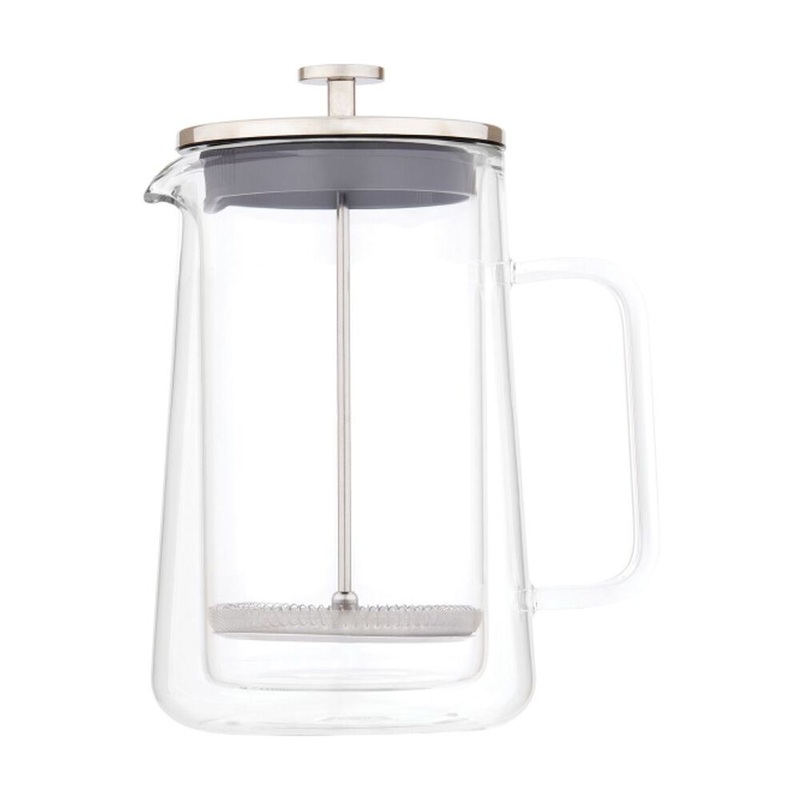 euroline-double-wall-glass-coffee-tea-plunger-french-press-maker-350ml Euroline Double Wall Glass Coffee & Tea Plunger French Press Maker 350ml