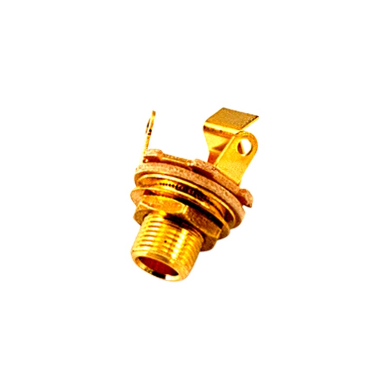 genuine-switchcraft-jack-long-thread-short-ground-gold-wde12shg-1 Genuine Switchcraft Jack Long Thread, Short Ground Gold, WDE12SHG-1