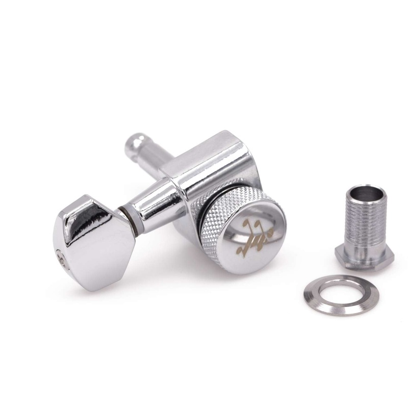 genuine-tone-ninja-2-pin-locking-tuners-20-1-chrome-6-inline-lefty-non-staggered Genuine Tone Ninja 2-pin locking tuners 20:1, Chrome, 6 inline lefty non-staggered