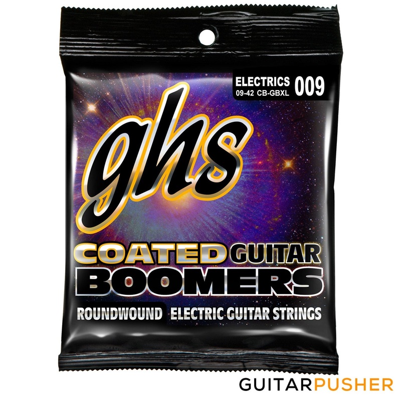 ghs-coated-boomers-gbxl-light-electric-guitar-strings-9-42-9-11-16-24-32-42 GHS Coated Boomers GBXL Light Electric Guitar Strings 9-42 (9 11 16 24 32 42)