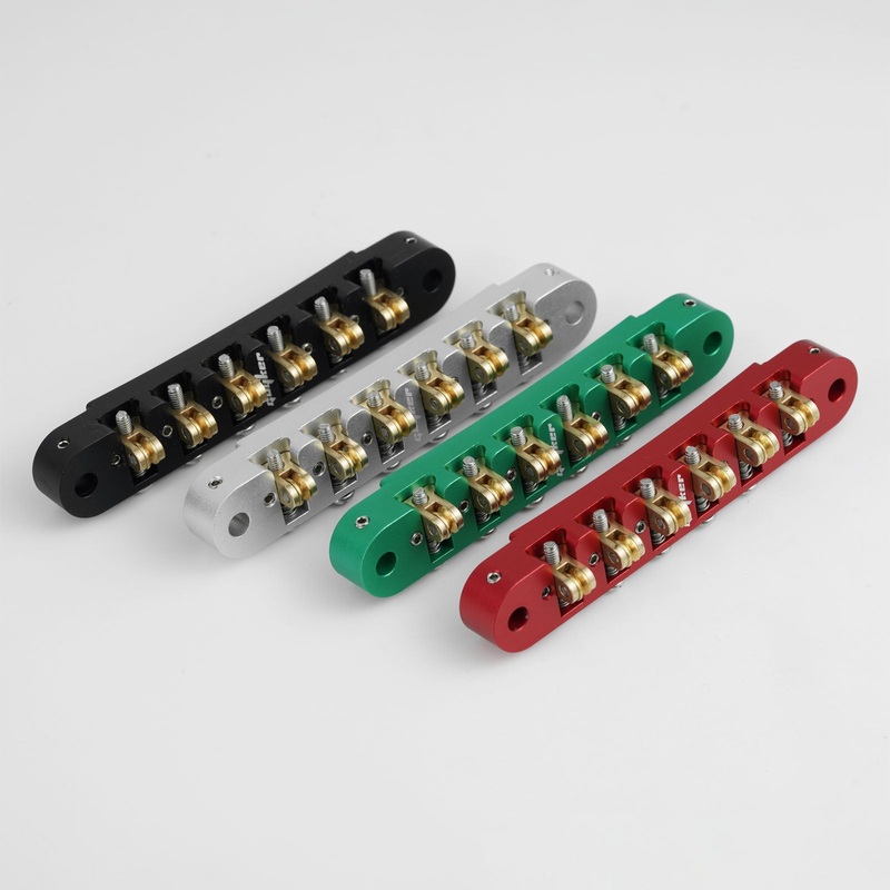 guyker-gma-008-cnc-tune-o-matic-roller-bridge-brass-saddles-aluminum-alloy-body-for-electric-guitars-aluminum-anodized-chrome Guyker GMA-008 CNC Tune-O-Matic Roller Bridge Brass Saddles Aluminum Alloy Body for Electric Guitars Aluminum Anodized Chrome