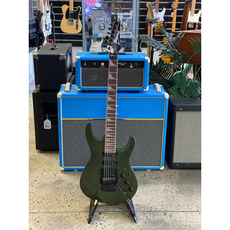 ibanez-rg685-1987-mij-roadstar-hss-green-w-case-pre-loved Ibanez RG685 1987 MIJ Roadstar HSS Green W/case ***Pre Loved***
