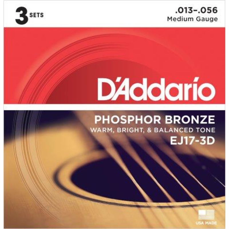 daddario-acoustic-guitar-set-set-3-pack-13-56-phosper-bronze Daddario Acoustic Guitar Set Set 3 pack 13/56 Phosper Bronze