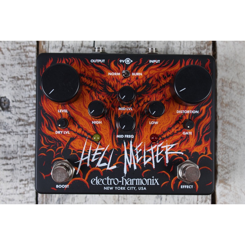 ehx-electro-harmonix-hell-melter-distortion-pedal-electric-guitar-effects-pedal EHX Electro-Harmonix Hell Melter Distortion Pedal Electric Guitar Effects Pedal